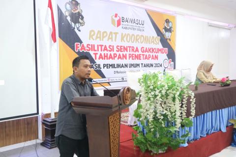Rakor Sentra Gakkumdu Bawaslu Kabupaten Solok