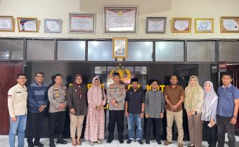 Tingkatkan Sinergitas Bawaslu Kabupaten Solok Silaturahmi Ke Polres Solok Kota